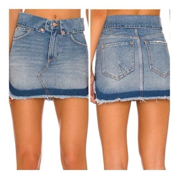 SER.O.YA Holly Skirt Denim Mini Sz 25 - Picture 1 of 6